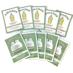 L'occitane Almond Milk Concentrate & Shower OIL Samples 6ml x 10pk NEW